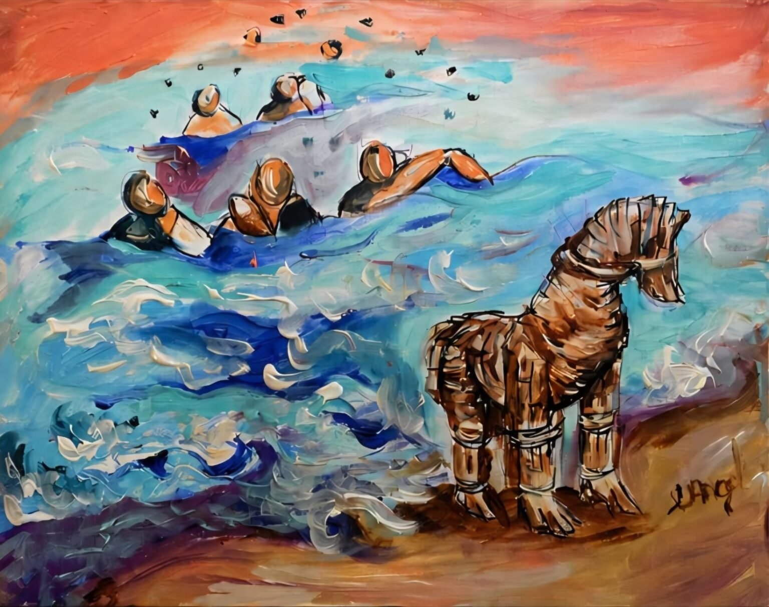 Natalie Angel: Painting What Words Leave Behind